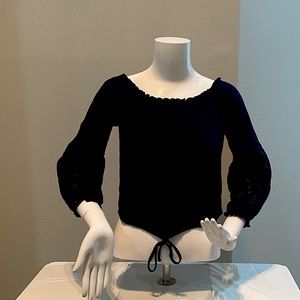 Dark Blue Hollister Blouse